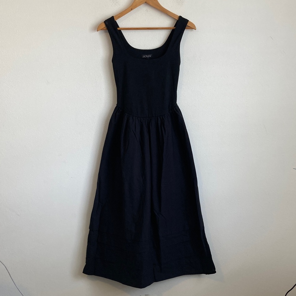 J.‎ Crew Drop-waist mixy dress in Black- Size XXS - Picture 3 of 6